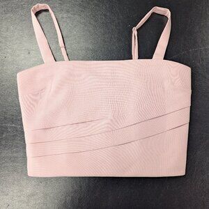 Like New Abercrombie & Fitch Cropped Tank Pink Small